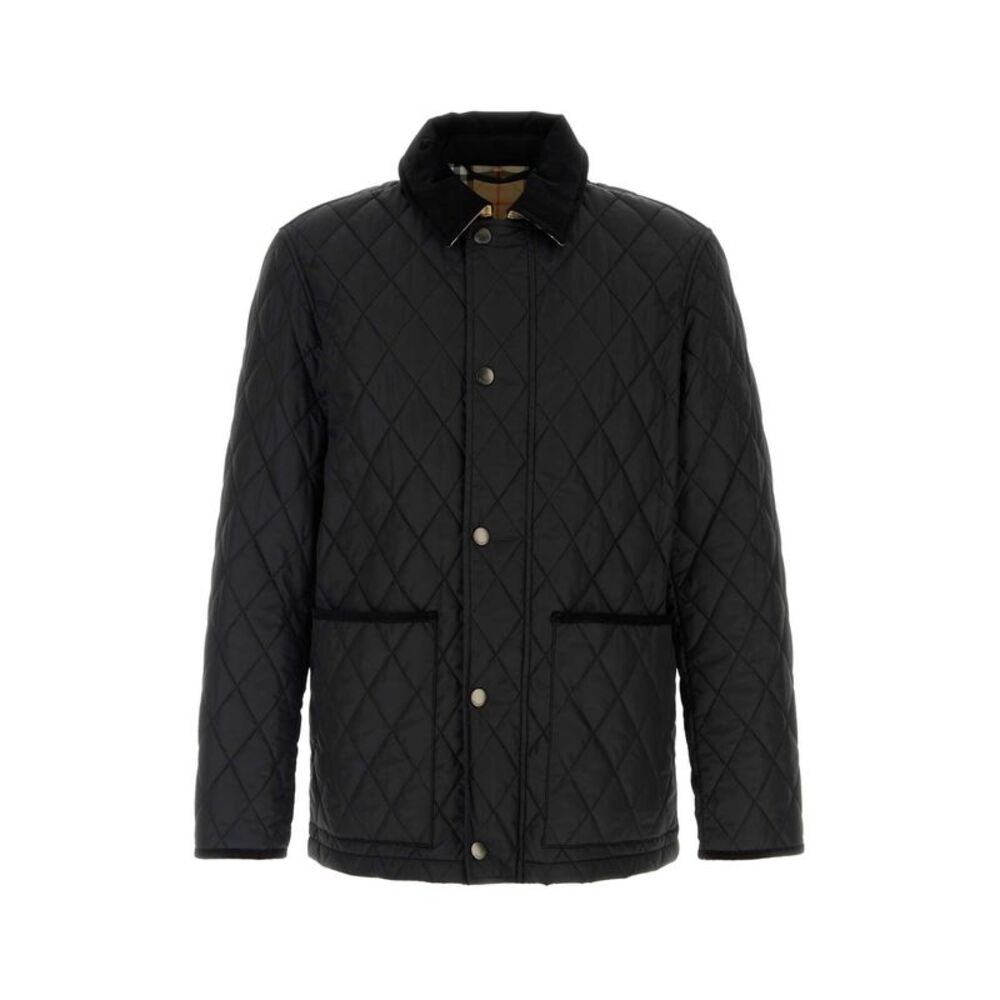 Burberry Men Black Nylon Haddington Jacket